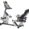 Back left side of Hoist Lemond RT Recumbent Trainer with seat reclined.