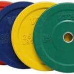 Troy Barbell Olympic (2") Rubber Bumper Plates-Colored.