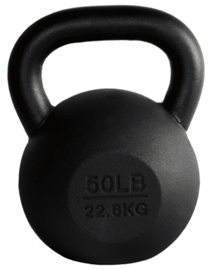 Troy Barbell VTX Cast Iron Kettlebells 50 pound dumbbell.