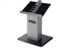 Powerblock Selectorized Dumbbell Stand-Large silver.