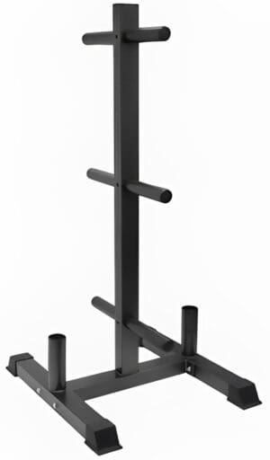 Troy GOPT Vertical Olympic Bumper Plate and Bar Rack.