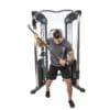 Bodycraft HFT Pro Functional Training Gym with model doing cable bar chop.