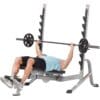 Hoist HF-5170 with model doing decline bench press.