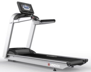 Landice L8 Treadmill - 90 Series back left side.