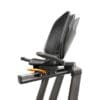 Matrix Fitness R50 Recumbent Bike back rest positions.