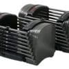 Powerblock Selectorized Dumbbells-Sport EXP Set back left side.