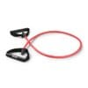 Red Xertube Rubber Resistance Band, medium.