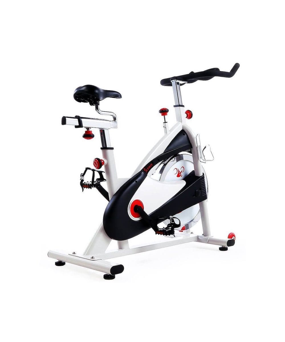 Peloton Studio Cycling in white Red Color