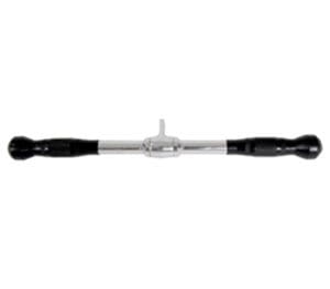 Troy Barbell GSB-20SR Straight Bar with Swivel and Rubber Grips.
