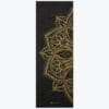 PREMIUM METALLIC BRONZE MEDALLION YOGA MAT- 6mm top view.