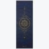 Reversible Metallic Sun & Moon Yoga Mat - 6mm top view sun/moon side.