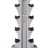 Hoist HF-5459 5 Pair Vertical Dumbbell Rack front side.