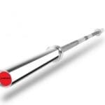 Inspire Fitness 700 lb. Chrome Olympic Bar side.