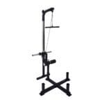 Powertec Workbench Lat Tower Attachment in Powertec Accessory Stand.