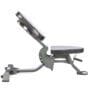 Bodycraft F703 F/I Utility Bench with backrest at top position.