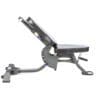 Bodycraft F703 F/I Utility Bench with backrest at the lowest position.