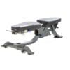 Bodycraft F703 F/I Utility Bench with backrest flat from back right side