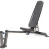 Bodycraft F704 F/I/D Dumbbell Bench in most inclined position.