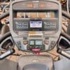 Used/refurbished Cybex 525T Commercial Treadmill console in workout.