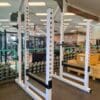 Used Samson Half Rack with Plate storage front right.
