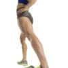 GoFit Go Stretch with model stretching calf.