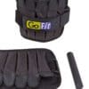 GoFit Padded Pro Ankle Weight holder with weight on side.