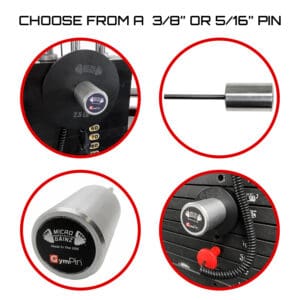 Micro Gainz GymPin (3" length, 3/8" pin) - Image 5
