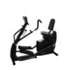 A seated elliptical machine with adjustable handles and a comfortable seat, designed for low-impact full-body workouts.