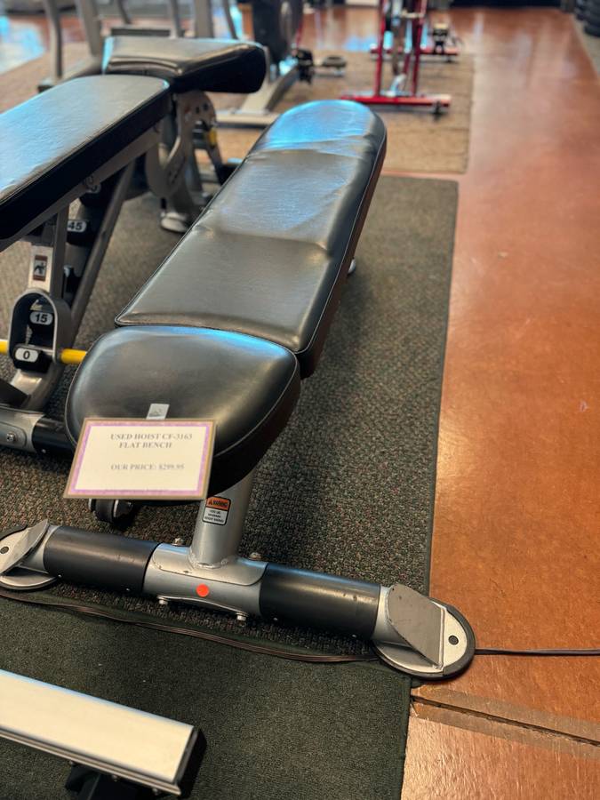 USED REFURBISHED HOIST FITNESS CF 3163 FLAT BENCH New Mexico s Largest Selection of Fitness Equipment at The Fitness Superstore