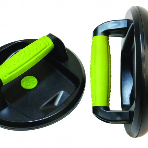 GoFit Pivoting Push-Up Pods with handles in bases.