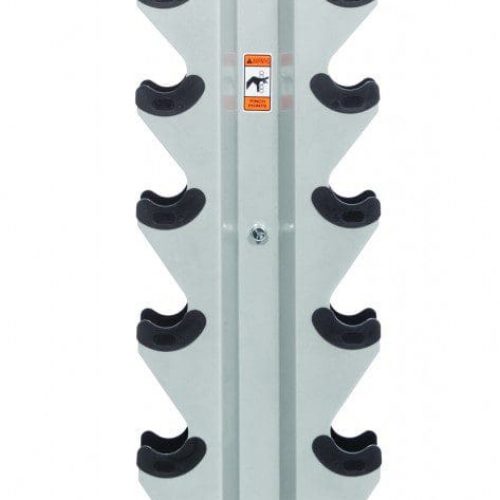 Hoist HF-5460 8-Pair Vertical Dumbbell Rack front.