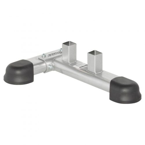 A barbell rack attachment designed for holding barbells securely, ideal for organizing equipment in a workout space.